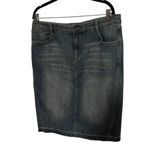 a.n.a Jean Skort – Size 15M – Denim Skirt